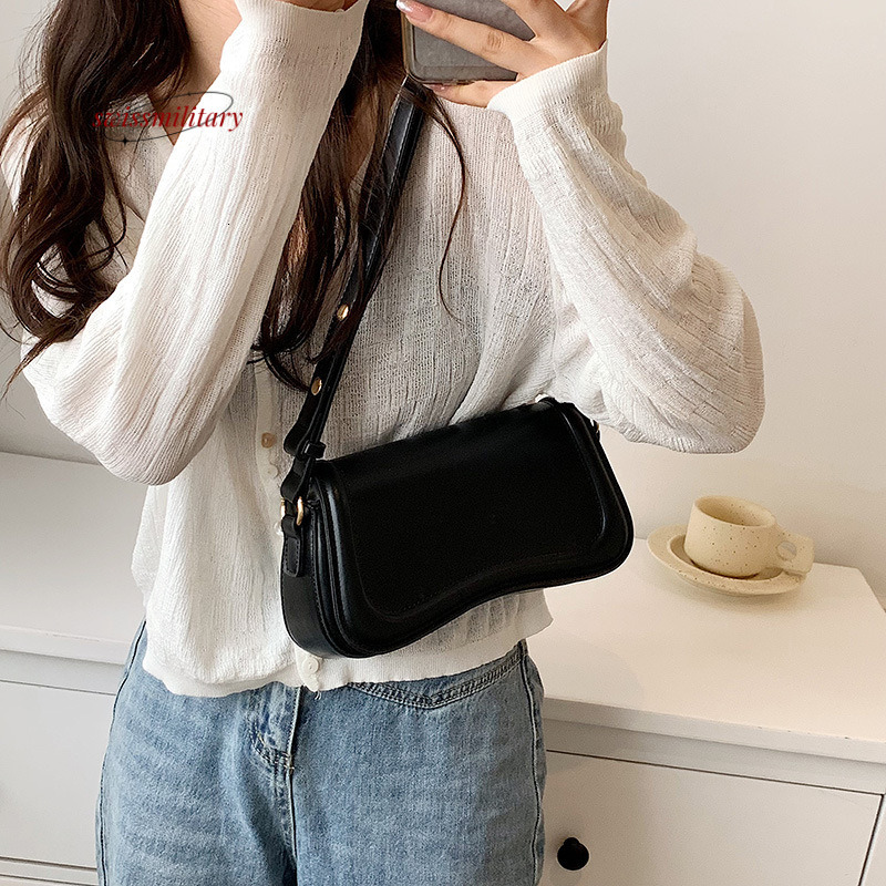Swissmilitary High quality niche crossbody for women's 2024 summer new trend versatile fashion one shoulder underarm small square bag#36