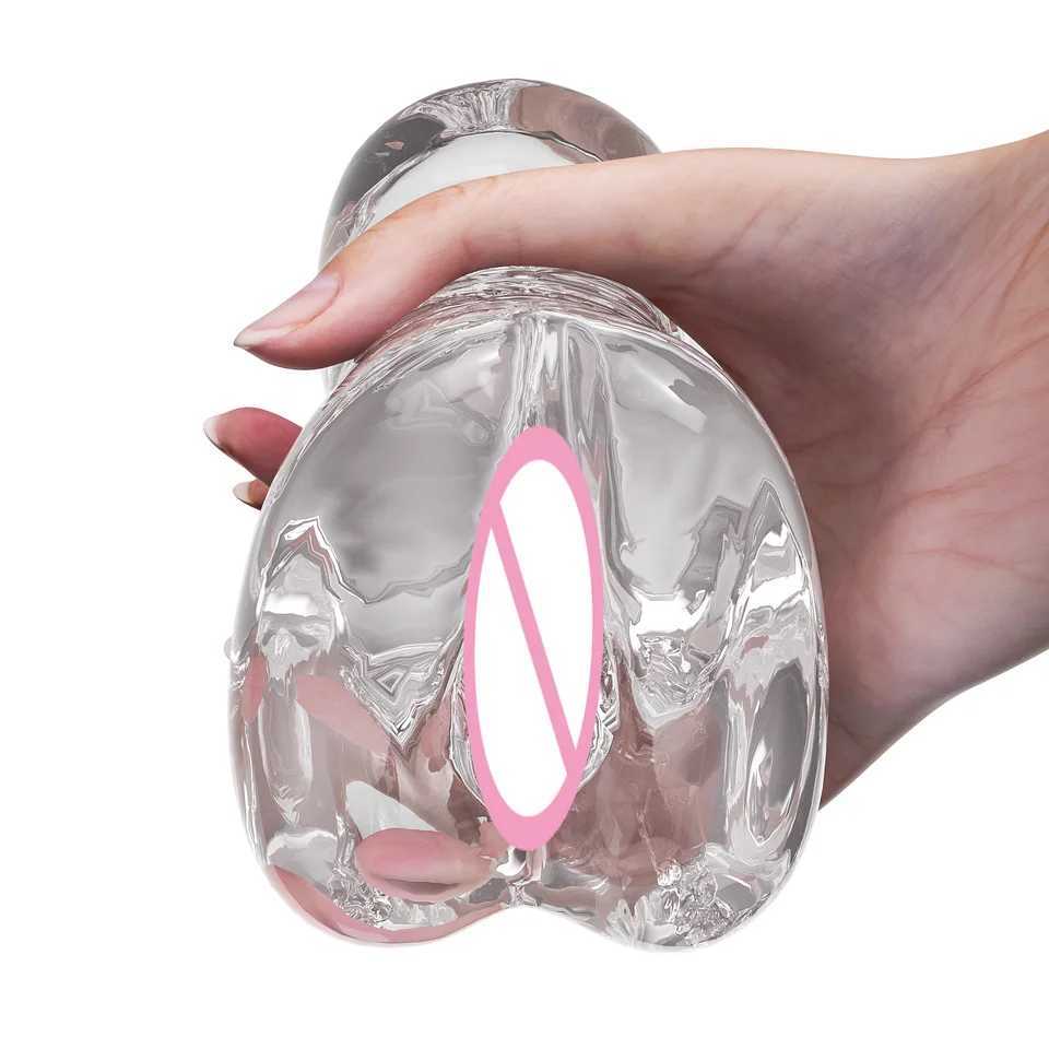 Soft Vaginal Masturbation Cup for Male Foaming Reality Penis Sucking Masturbation Bag Pussy Blowbot Toy Sexy Toy for AdultW250408