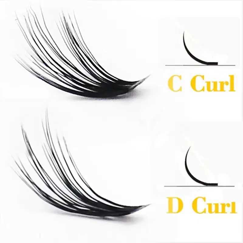 40D mink cluster eyelashes 60 clusters/1Box natural eyelash extension 3D Russian personal eyelash makeup tool wholesale eyelashes W240803