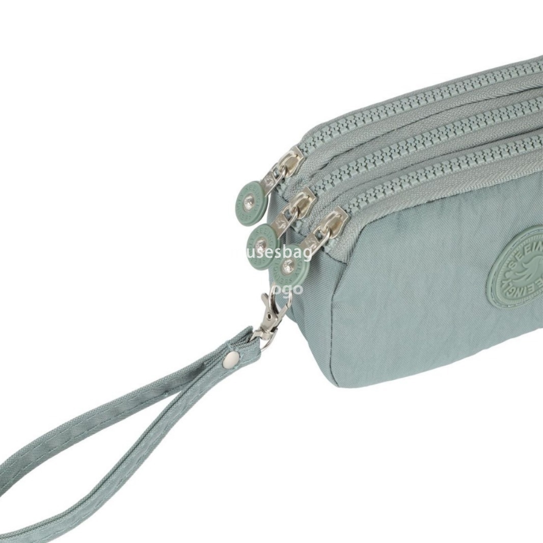Direct foreign trade phone bag No. 3 pull cross-border leisure wallet waterproof nylon mobile phone bag wholesale