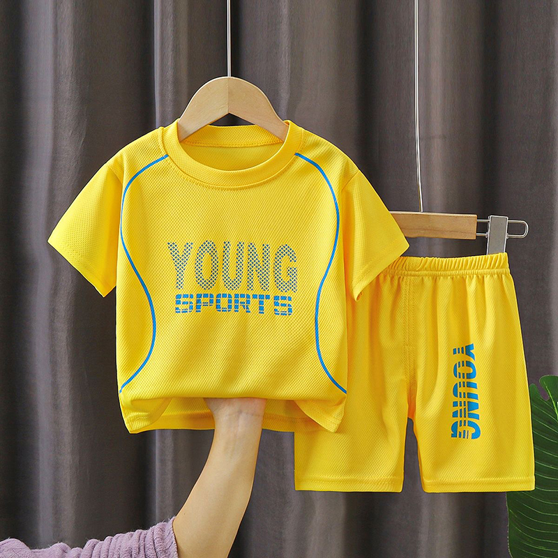 Designer Kids Jerseys Sets Childrens Apparel Summer Kid Handsome Basketball Suit -6 Outdoor Loose Short Sleeve Pants Two Piece Set DPD24081912