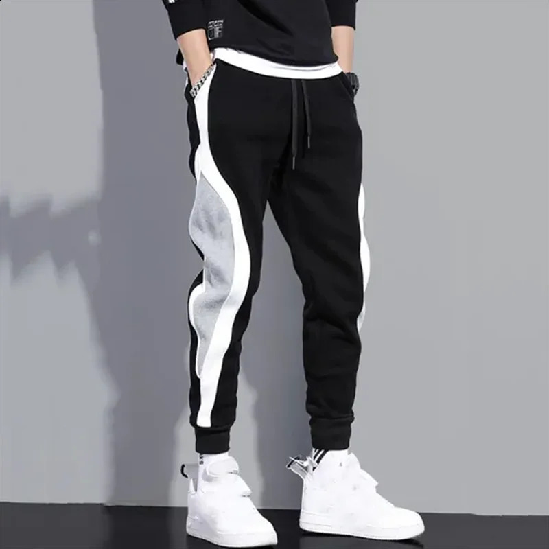 Mens/Womens Casual Sweatpants Contrasting Colors Versatile Jogging Pants Mens Clothing Pants for Women Jogger Hombre Gym 240822