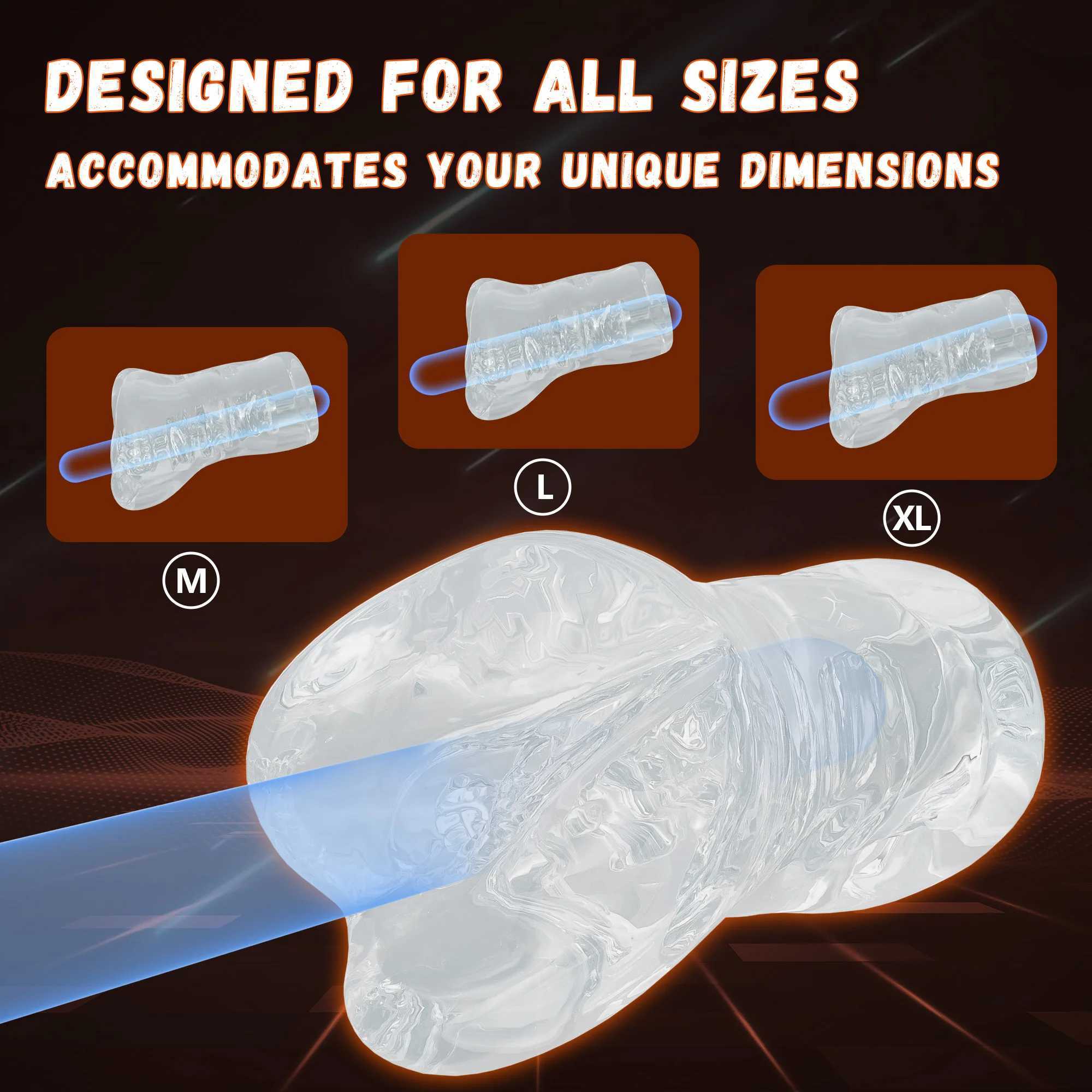 Soft Vaginal Masturbation Cup for Male Foaming Reality Penis Sucking Masturbation Bag Pussy Blowbot Toy Sexy Toy for AdultW250408