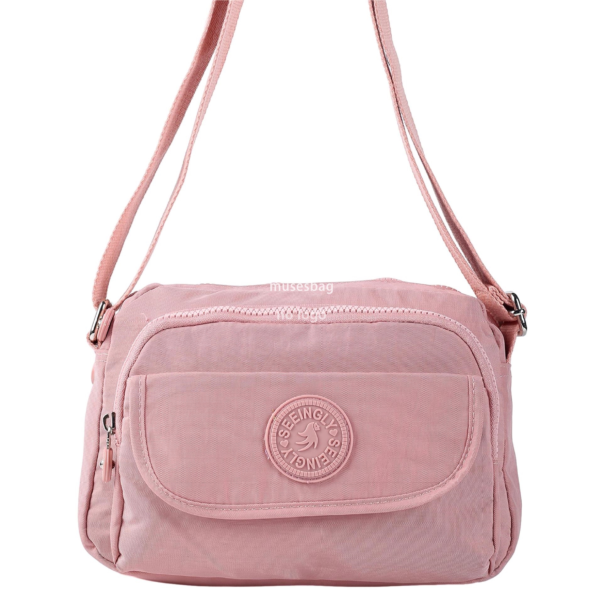 New single shoulder crossbody bag simple wind light foreign trade clamshell large capacity waterproof nylon crossbody bag wholesale