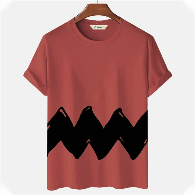 Mens T-shirt Simple Short Sleeve Tops Fashion Harajuku Vintage T-shirt For Men Loose Oversized Male Clothing Tee Pullover 240816