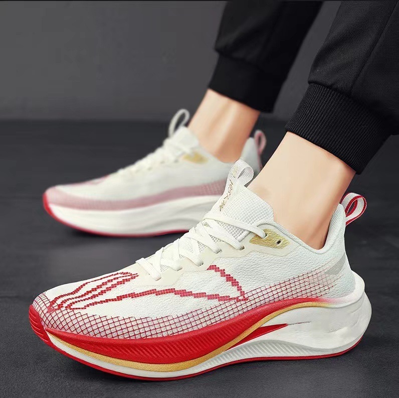 Ddmysports Soft Soled Korean Version Light Running Shoes Tiktok New Mesh Breathable Men S Sneakers OUTDOOR