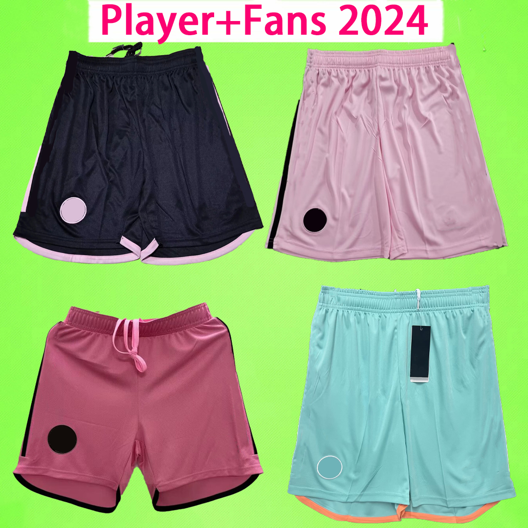 2024 2025 Miami Soccer shorts third green Player Fans version CF MESSIS MARTINEZ CAMPANA MLS 23 24 25 Men Kit Football pants New York City Chicago Philadelphia Inters