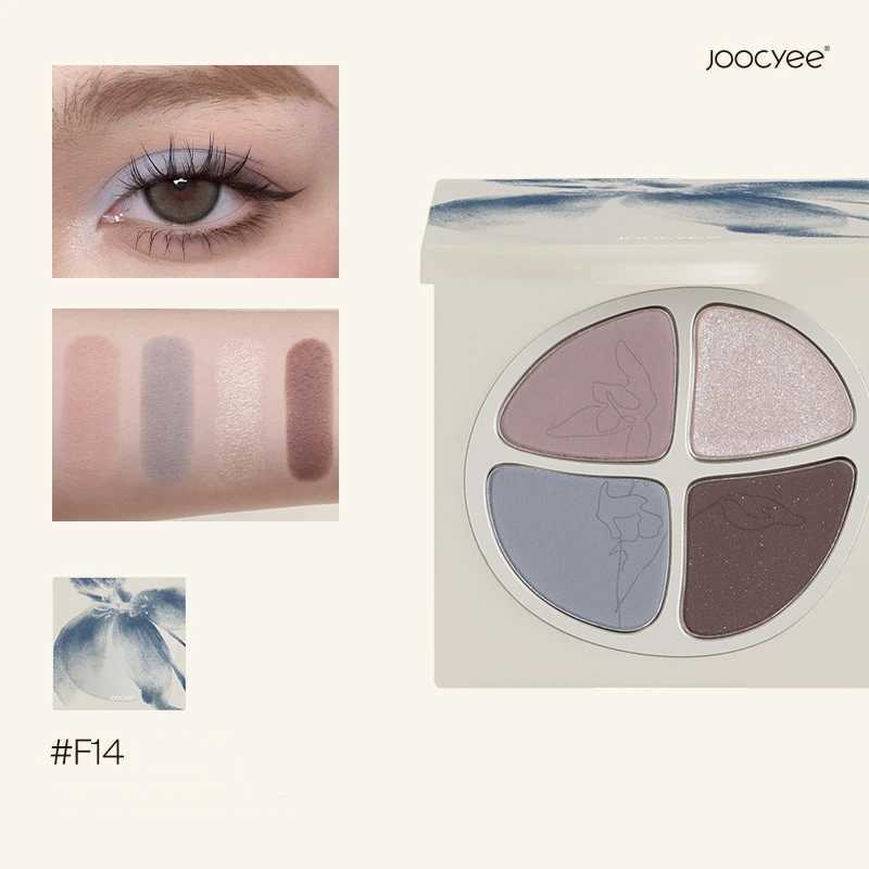 JC/Joocyee Vintage Rewind Multi-Color Eye Shadow Palette 4 Colors Matte Shimmer Glitter Women Beauty Cosmetic Eye MakeupCL240812