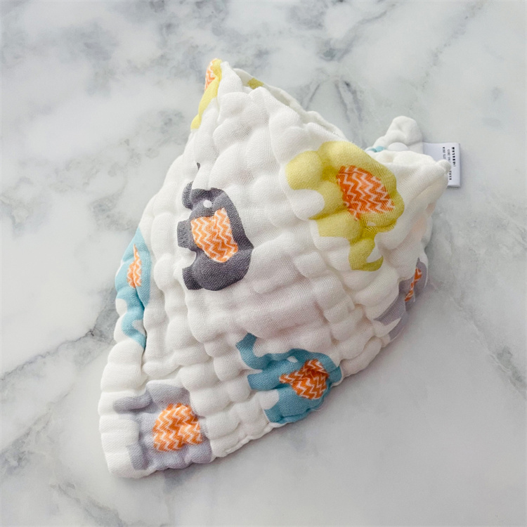 Home high quality baby bibs lunch Bibs/ Towel Saliva Baby Kids Infants 8 layers of gauze Burp Cloths LT1137