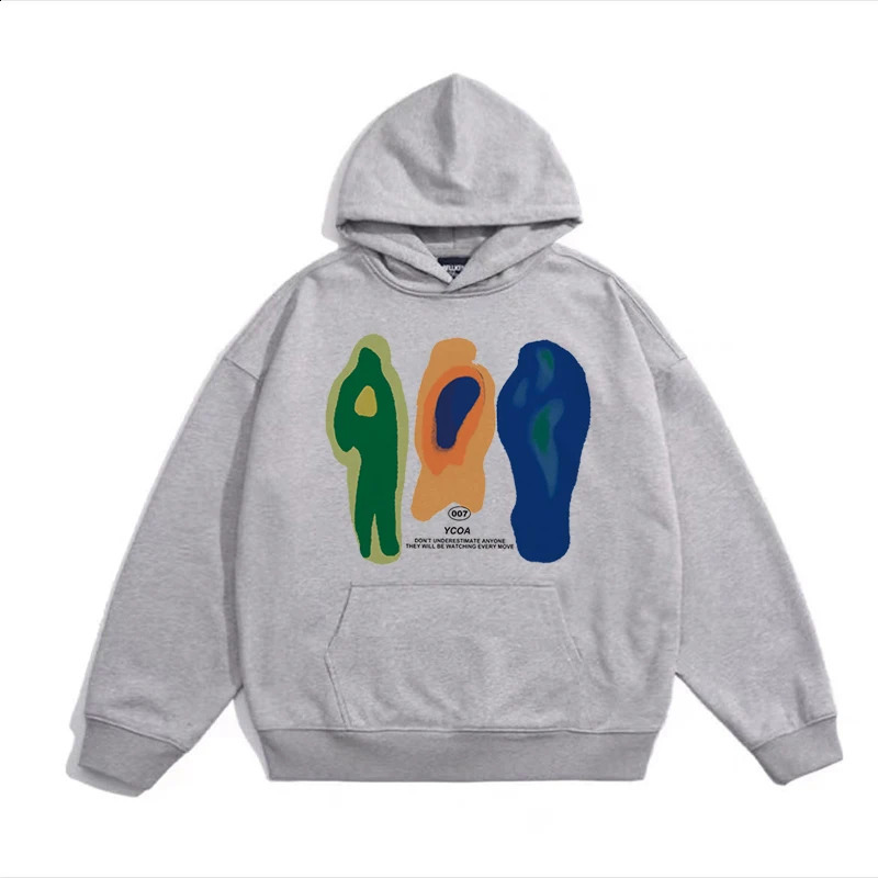 Men Hoodies Sweatshirts Oversized Cotton Pullover Long Sleeve Korean Fashion Harajuku Graphic Streetwear Y2k Aesthetic Clothing i240819