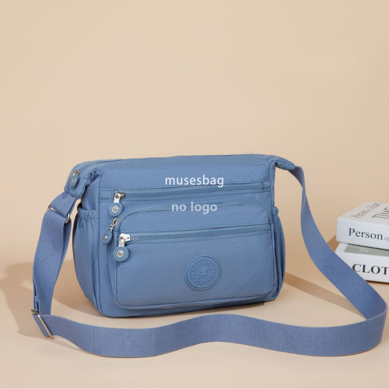 Foreign trade crossbody bag simple all-in-one travel large capacity waterproof multi-functional nylon crossbody bag wholesale