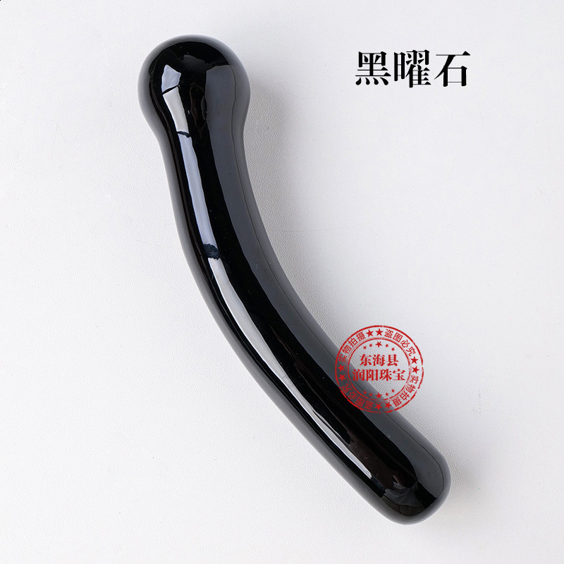 18cm Natural Quartz Crystal Massage Wand Rose Quartz Massage Wand Large Healing Crystal Stone Yoni Massage Stick As Women Gift 201125 - view 8