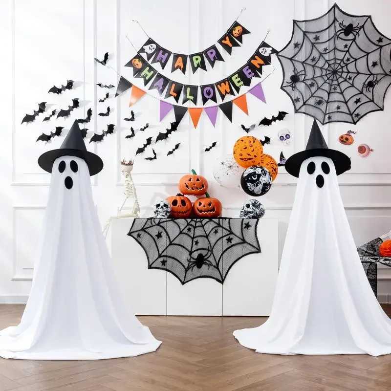 Halloween Decor Outdoor Halloween Party Decor Indoor Spooky Ghost Decor With Remote Control String Lights Halloween Ghost Lights CL240819