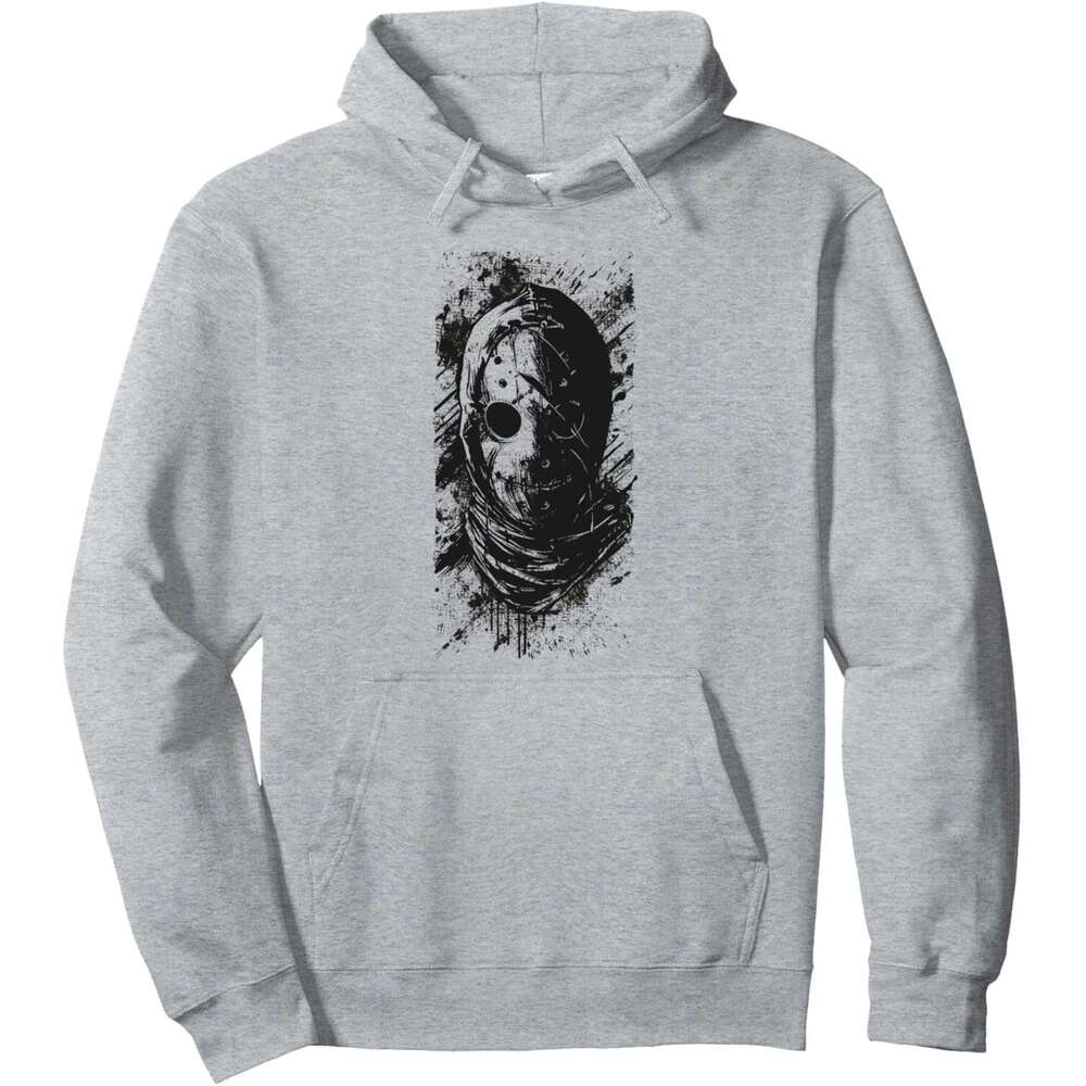 Hoodie for Mens Womens Horror Movie Slasher Scary Halloween Costume Distressed Pullover Hoodie Hoodies sweatshirt pullover jacket Long sleeve 2025