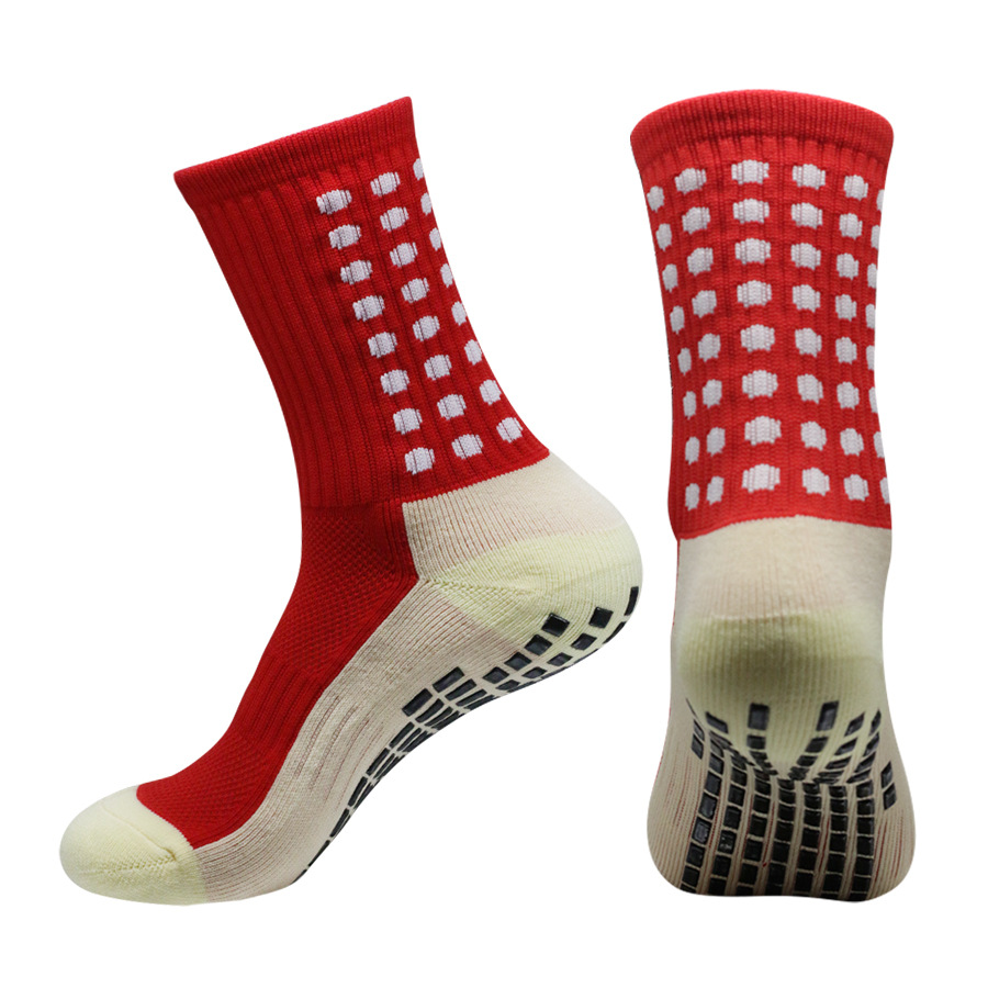 Football Sock Kid Silicone Sports Grip Socks Kid Sock Trainer Soccer Socks Anti Slip Grip Pads for Kids