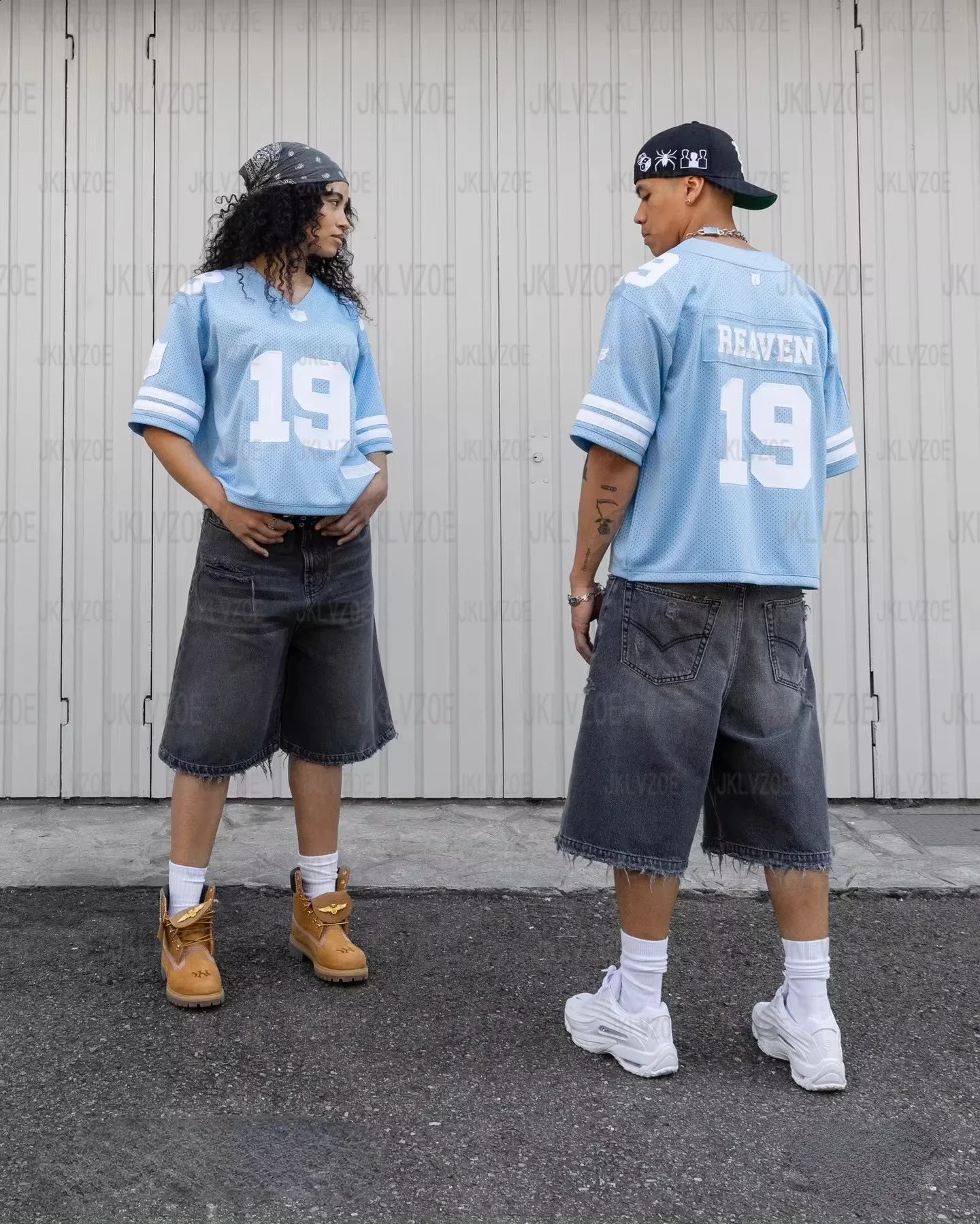 Y2k Summer Mens Football Cup League Shirt Casual Loose Tshirt Harajuku Short Sleeve Top Breathable Fitness Couple Clothing 240819