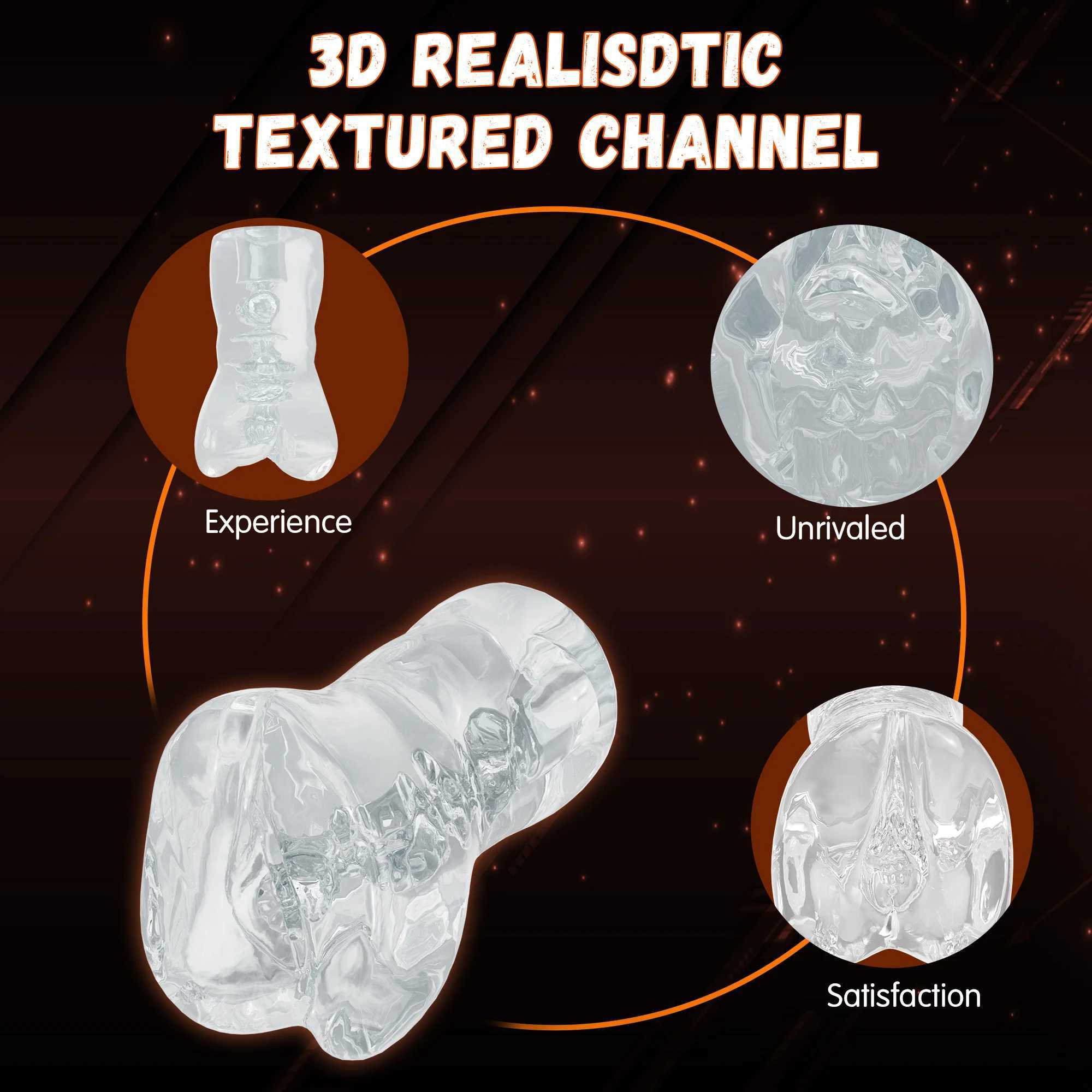 Soft Vaginal Masturbation Cup for Male Foaming Reality Penis Sucking Masturbation Bag Pussy Blowbot Toy Sexy Toy for AdultW250408
