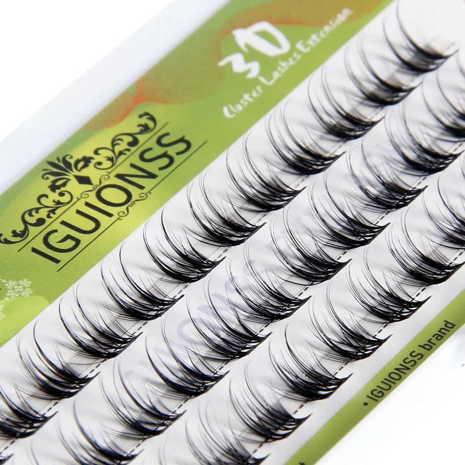 IGUIONS eyelash cluster DIY eyelash extension 36 clusters eyelashes 10-16mm 3 styles C D curly personal eyelashes IG2150 W240803