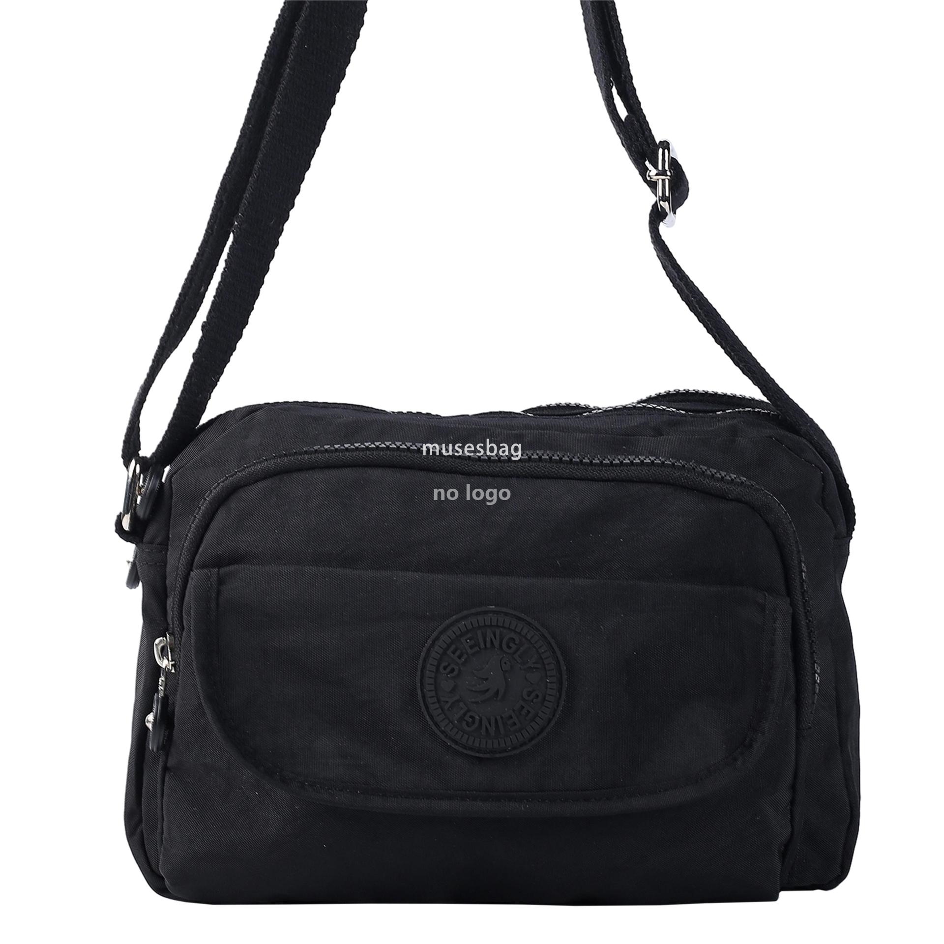 New single shoulder crossbody bag simple wind light foreign trade clamshell large capacity waterproof nylon crossbody bag wholesale