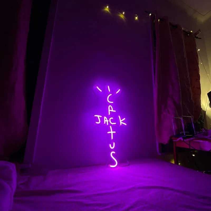 CACTUS JACK Neon Sign Light Home Decor Custom Led Light Decoration Hand Crafted Wall Hangings Housewarming Gift Birthday Gift Y240817