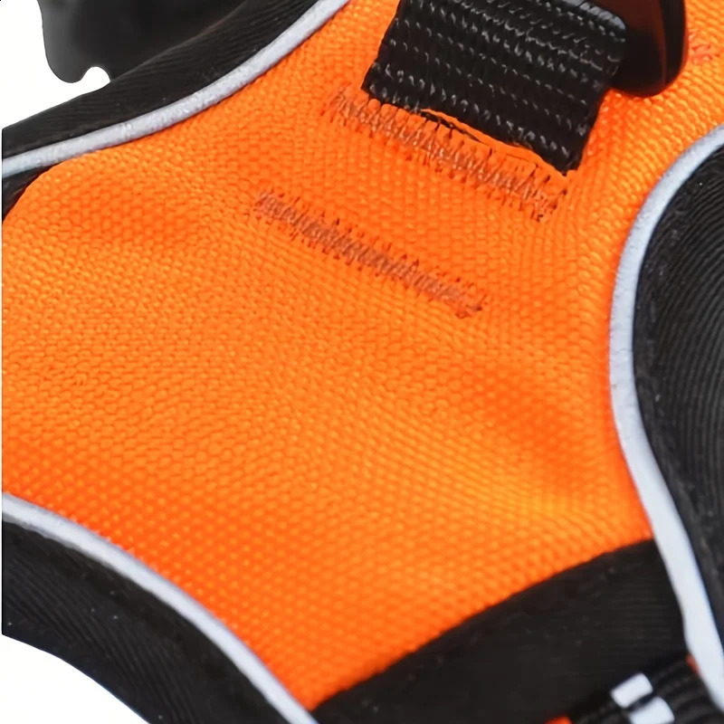 Adjustable Dog Harness Vest with Night Reflective Strip for Small Medium and Large Dogs for Outdoor Walking 250206