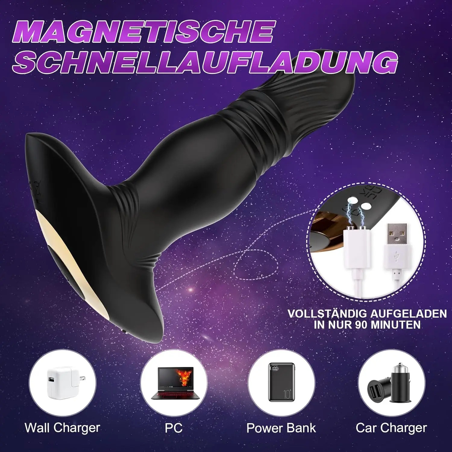 APP Remote Control Prostate Massager Vibrator Male Wireless Bluetooth Anal Butt Plug for Men Dildo Vibrating Adult Sex Toys 240813