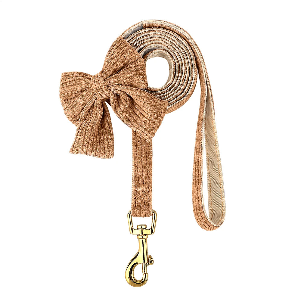 Dog Collar Harness Leash Set Mesh Breathable Dog Harnesses Vest Cute Bowknot Pet Necklace With Walking Leads Adjustable For Dogs 250206