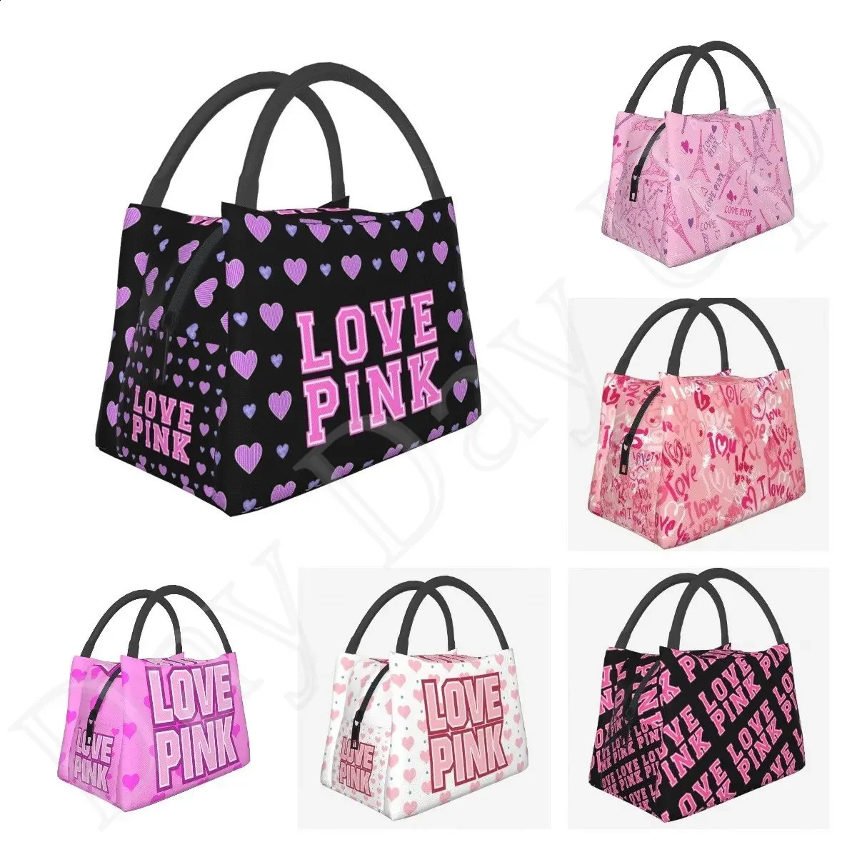 Insulated Lunch Bag Food Bag Women Lunch Bag for Work Tote with Lunch Bag Kawaii Girl Shcool Picnic Office Cute Bag 240816