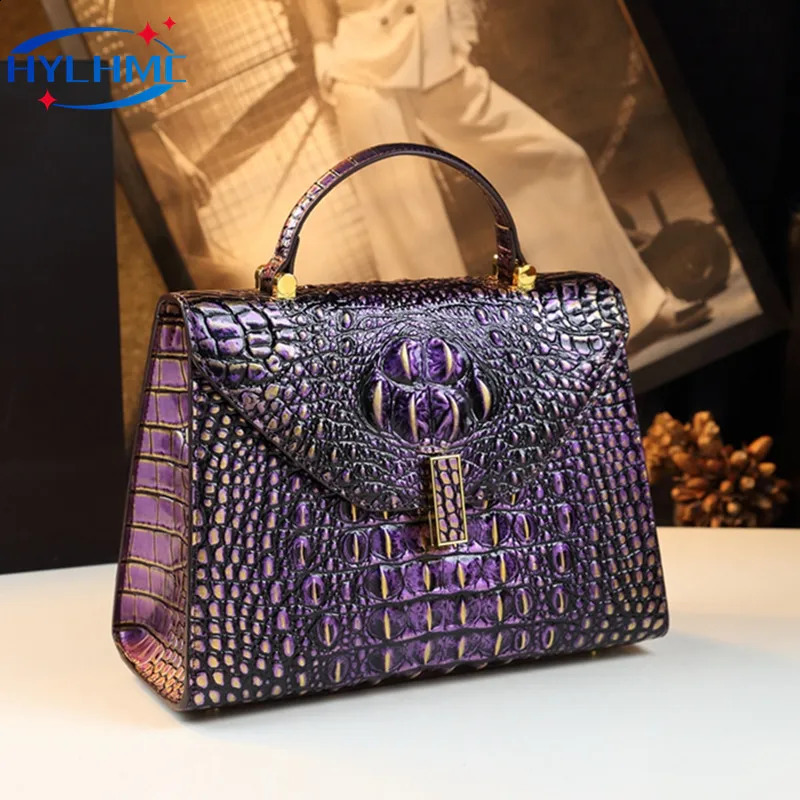 Fashion Print Womens Handbags High-grade Leather Small Square Shell Bag Cross-body Shoulder Bags 240816