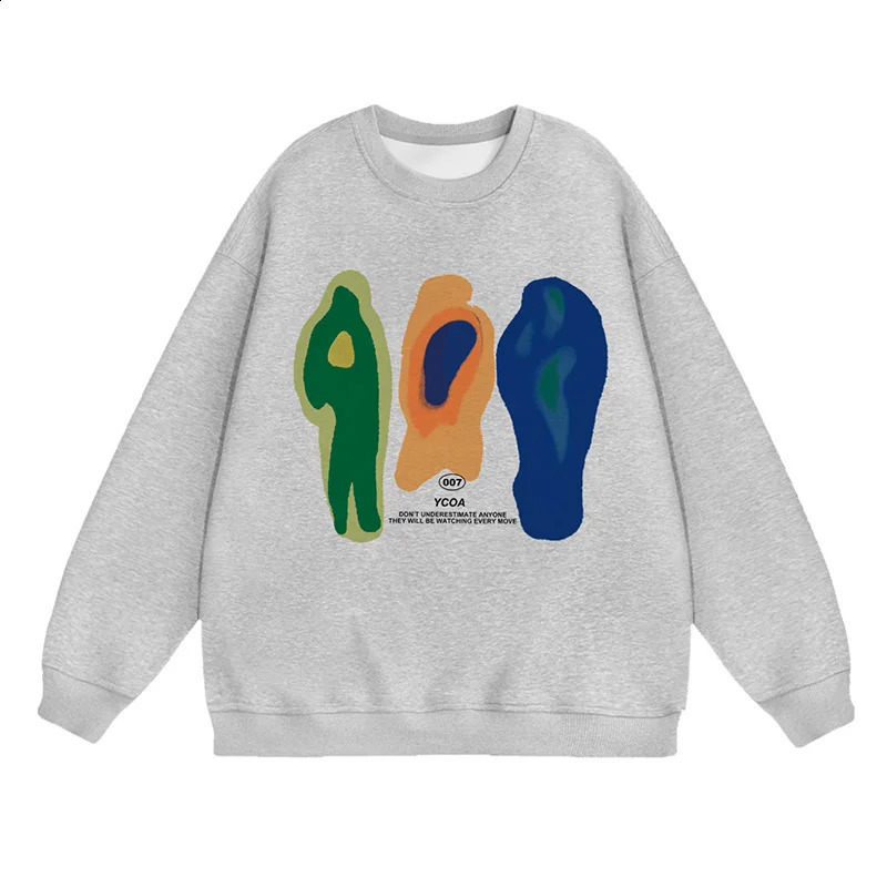 Men Hoodies Sweatshirts Oversized Cotton Pullover Long Sleeve Korean Fashion Harajuku Graphic Streetwear Y2k Aesthetic Clothing i240819