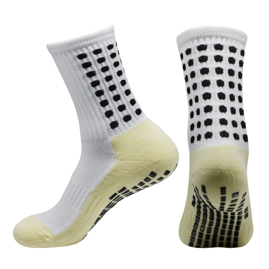 Kid Football Sock Grip Socks Anti Slip Youth Training Soccer Sock for Teenager Kids Women Outdoor Football Baseball Sweat Absorbing Sports Socks 33-39