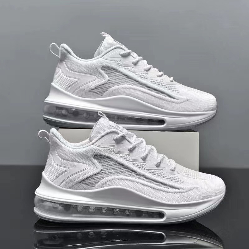 Ddmysports Flying Weaving Running Spring New Shock Absorbing Air Cushion Sports Korean Edition Eightening Fashion Casual Shoes For Men OUTDOOR