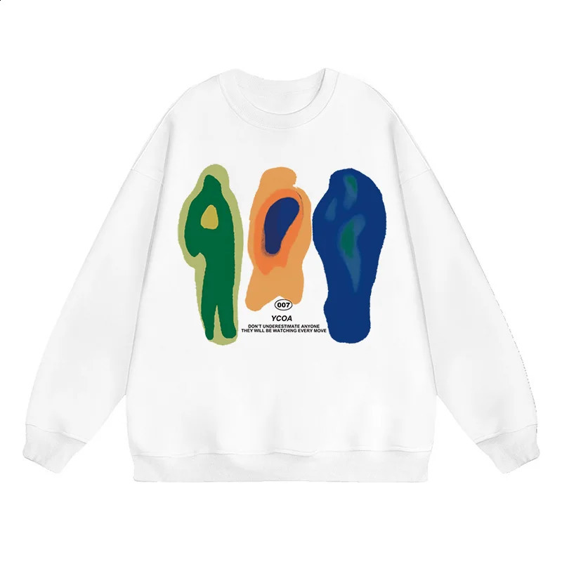 Men Hoodies Sweatshirts Oversized Cotton Pullover Long Sleeve Korean Fashion Harajuku Graphic Streetwear Y2k Aesthetic Clothing i240819
