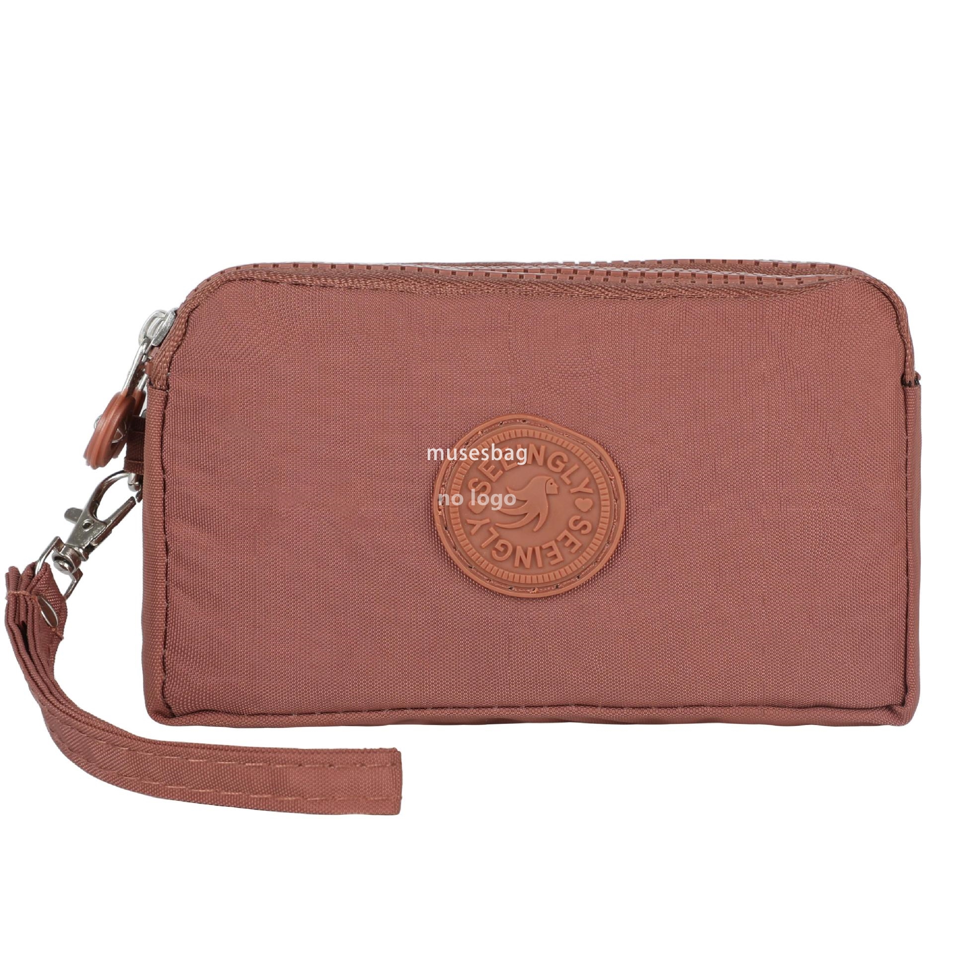 Direct foreign trade phone bag No. 3 pull cross-border leisure wallet waterproof nylon mobile phone bag wholesale