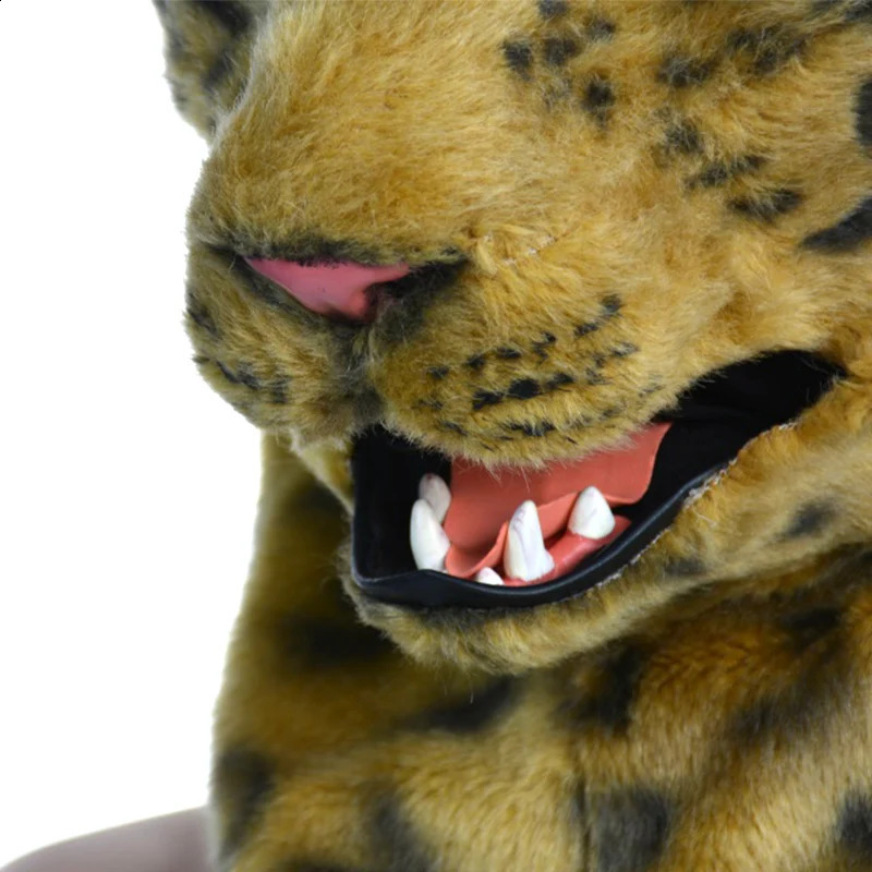 Leopards wear mouth masks at Halloween carnivals and parties for fun and celebration 240819