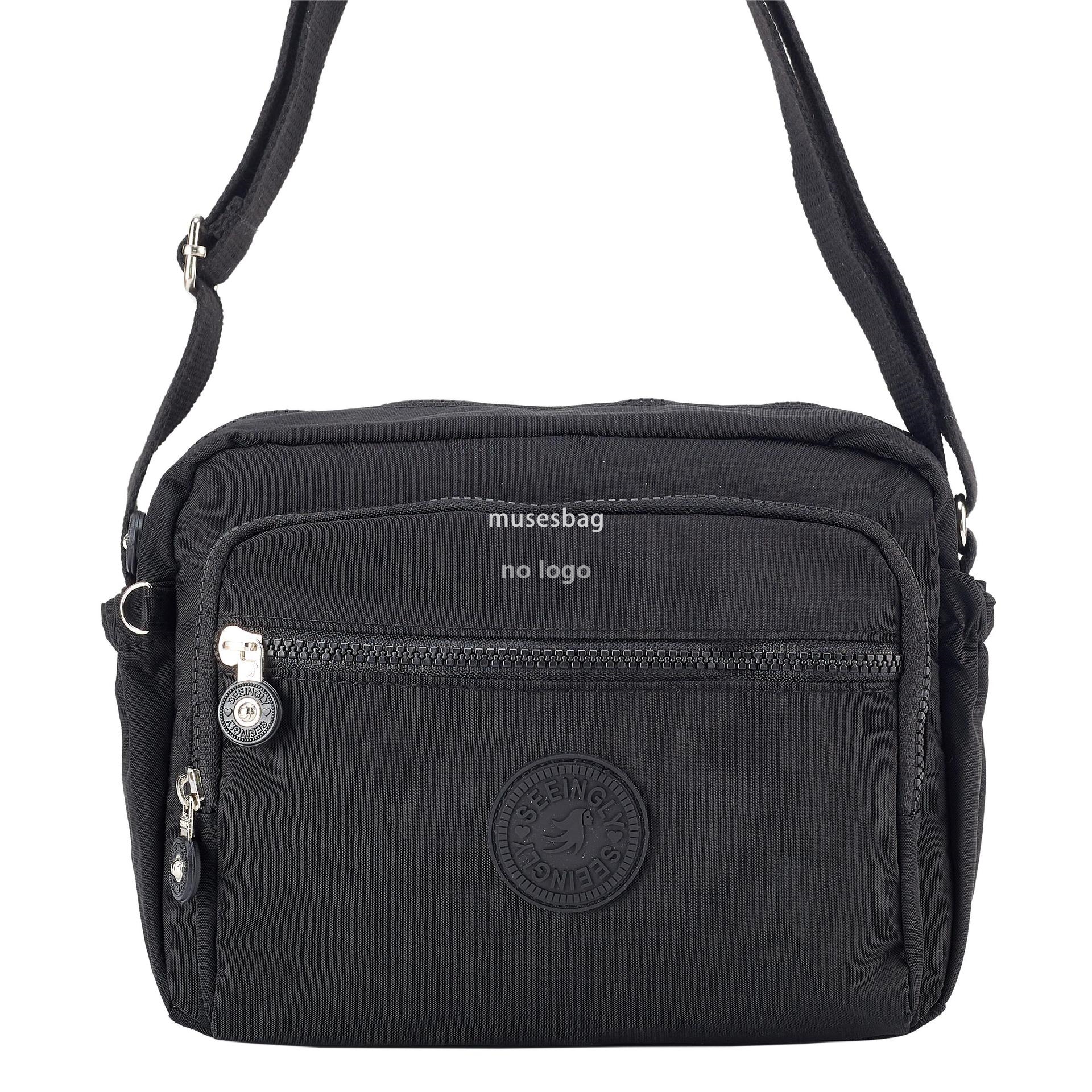 New high quality single shoulder crossbody bag simple solid color middle-aged mother bag female foreign trade nylon crossbody bag wholesale