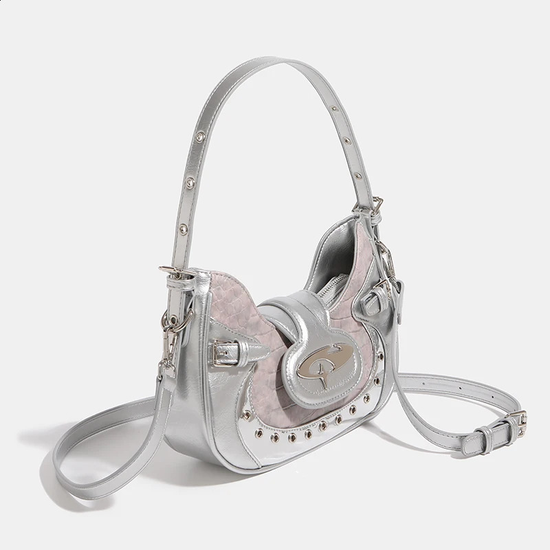 Fashion Vintage Underarm Shoulder Bag Women Hobo Small Leather Crossbody Bags High Quality Party Handbags 240816