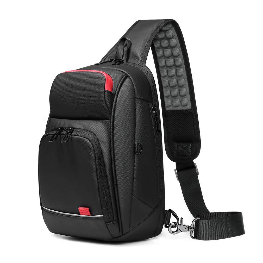 New fashion trend men's single shoulder bag outside large capacity crossbody bag cross-border daily commute portable chest bag men