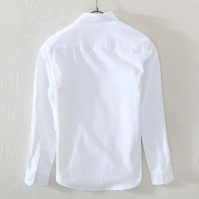 High Quality 100% Cotton Japanese Solid Color Casual Long Sleeved Shirt Little Bear Embroidery Fit Shirt Jacket GZ10