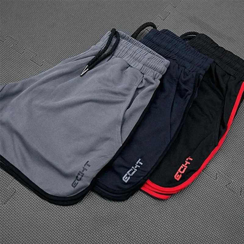 ECHT Summer Running Shorts Men Sports Jogging Fitness Shorts Quick Dry Mens Gym Men Shorts Sport gyms Short Pants menXJ250213