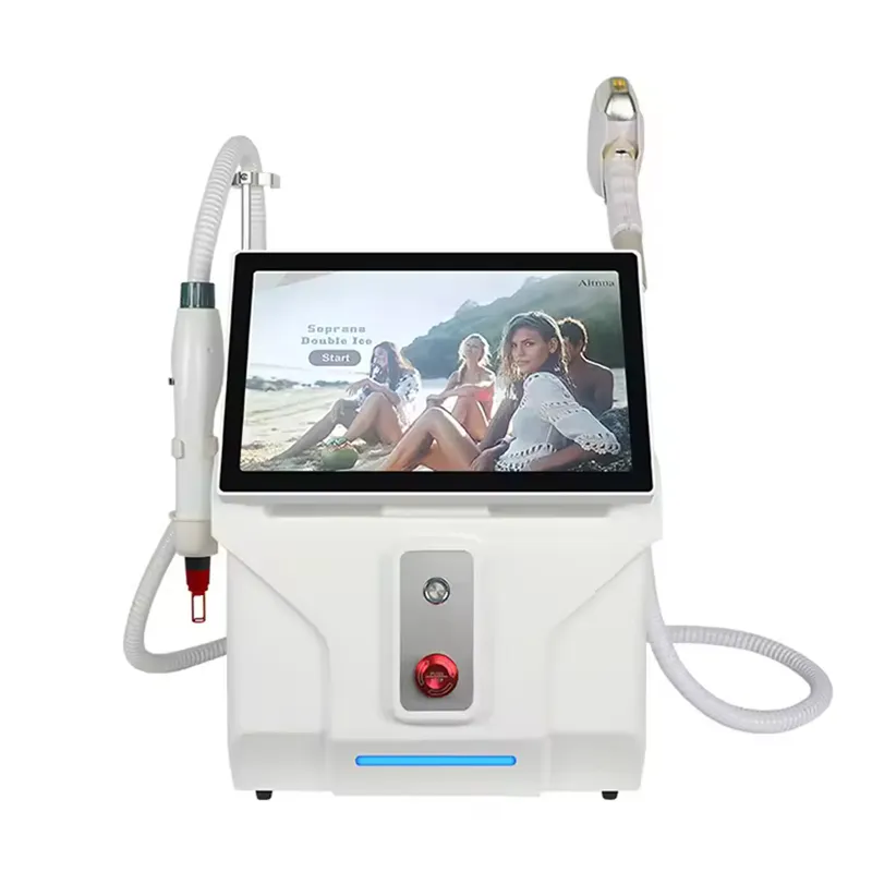 Home Beauty Aesthetic medicineLaser Beauty Equipment 2025 Newest 2 In 1 laser Equipment Nd Yag Laser Tattoo Removal Diode 808mm Hair Removal