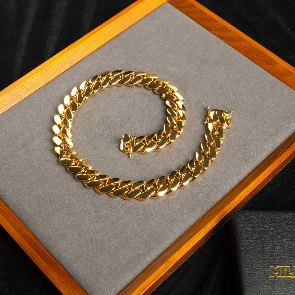 Designer Jewelry pendant necklaces wholesale choker custom k gold miami 20mm designer cuban chain necklace man gift