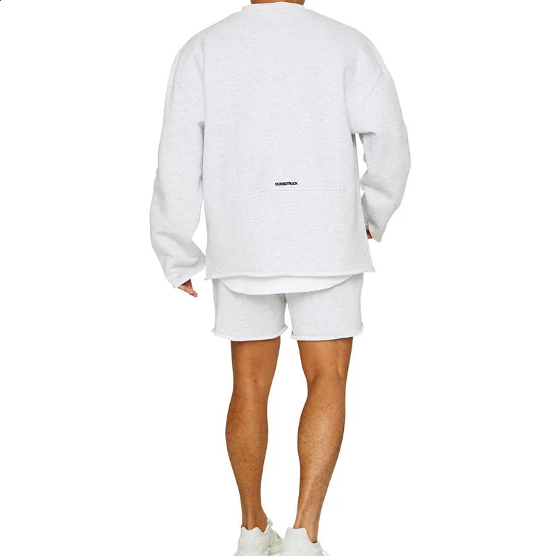 Men fall Hooded Sports Mens Suit Male Pullover Long sleeves shorts Oversize Coat Casual Training Sweatpants Fashion Clothing 240816