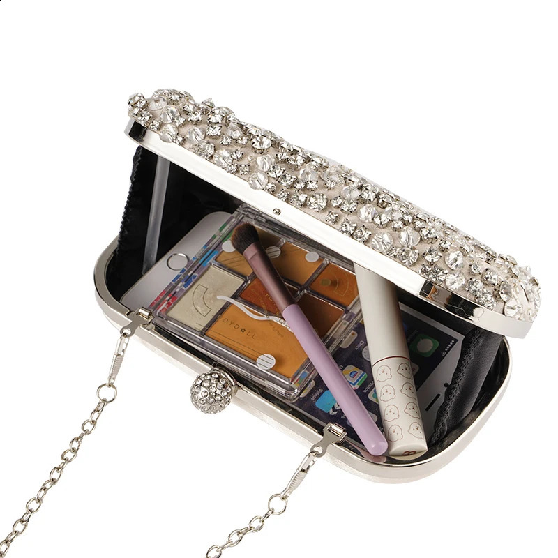 Luxy Moon Diamond Evening handbag ious womens party bag shiny wedding womens clutch wallet Z674 240819