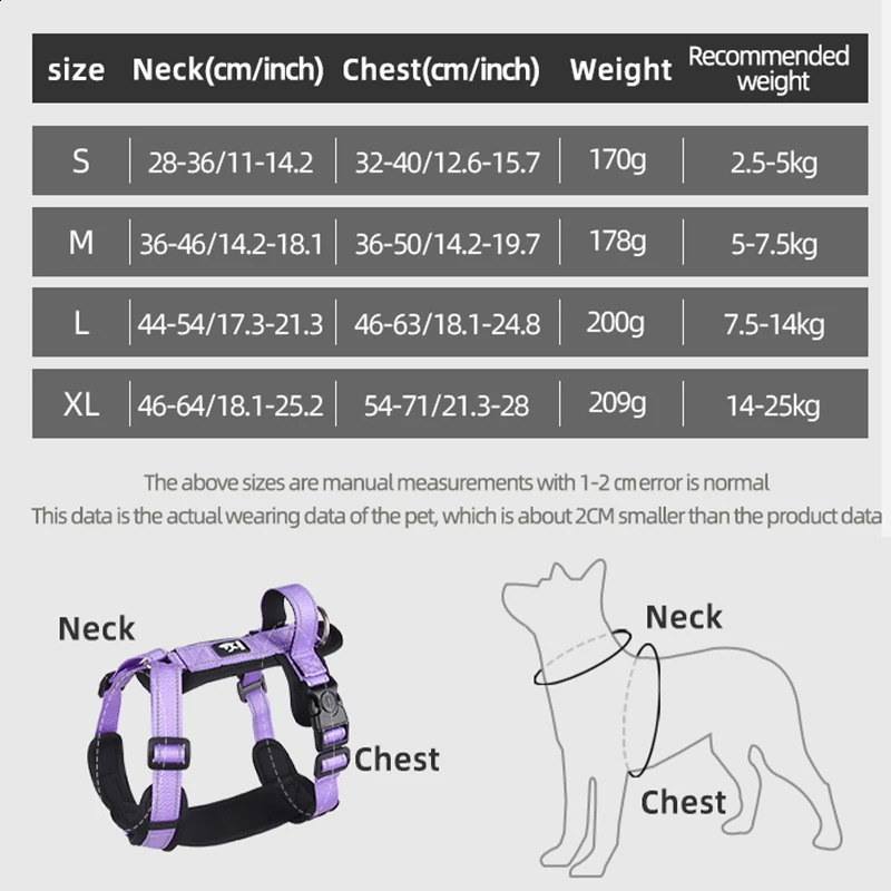 Anti-Escape Dog Harness with Handle Reflective Nylon Dog Harness Vest for Small Medium Dogs French Bulldog Walking Pet Supplies 250206