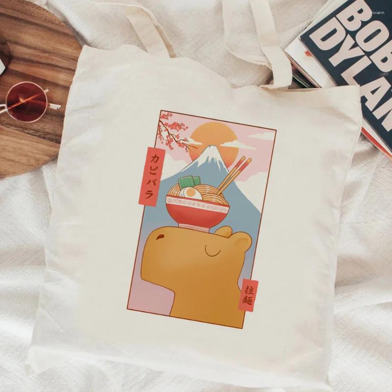 2025 NEW 2025 NEW Shopping Bags Capybara Bag Tote Recycle Shopper Handbag Bolsa Ecobag Boodschappentas Shng Custom zhanyishengli