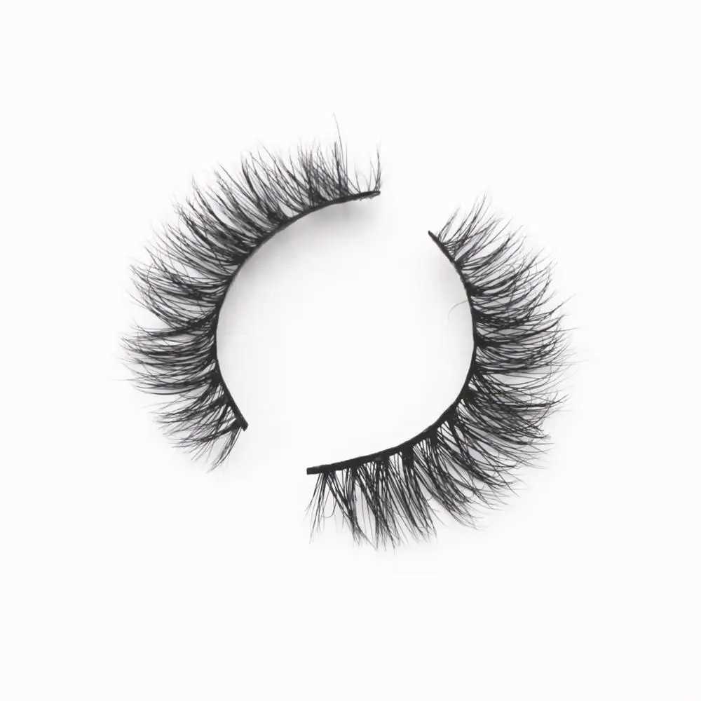 Mink eyelashes natural long 3D mink eyelashes cruel no manual false eyelashes makeup false eyelashes short soft reusable eyelashes A03 W240803