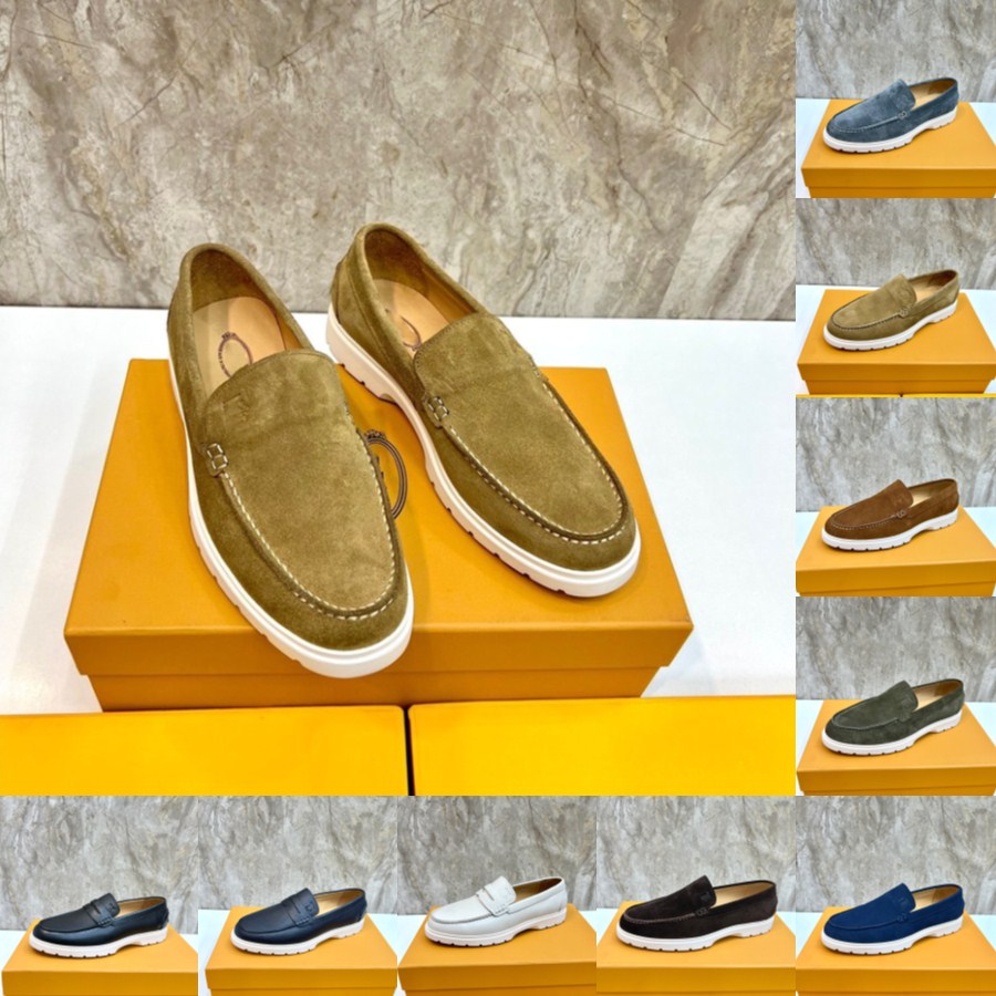 Luxury Men's Leather Shoes Big Size Fashion Wedding Men Designer Dress Shoes Designer Male Drivng Formal Shoes Slip On Men's Large Size 38-46 Oxfords