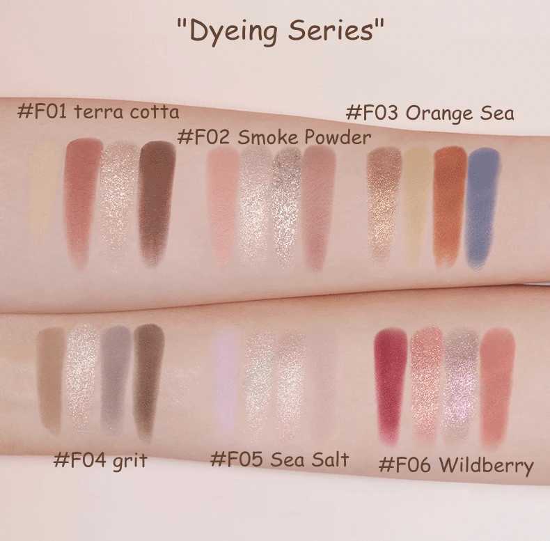 JC/Joocyee Vintage Rewind Multi-Color Eye Shadow Palette 4 Colors Matte Shimmer Glitter Women Beauty Cosmetic Eye MakeupCL240812