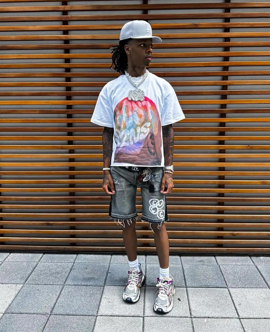 Street clothing T-shirt Y2K top Harajuku hip-hop graphic print oversized T-shirt mens Gothic round neck cotton short sleeved top 240819